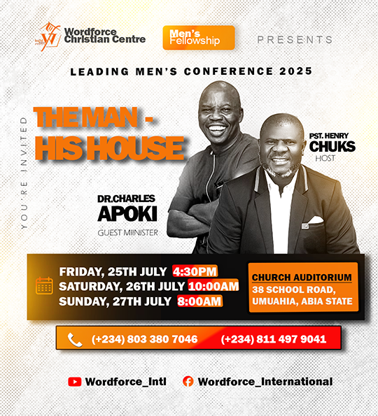Transform Your Life at the Leading Men's Conference 2025: "The Man in His House"